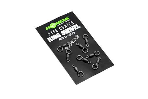 Korda Wirbel für Lead Clips & Method Feederkörbe zum Karpfenangeln PTFE Ring Swivel Gr. 8 Korda Wirbel für Lead Clips & Method Feederkörbe zum Karpfenangeln PTFE Ring Swivel Gr. 8 von Korda