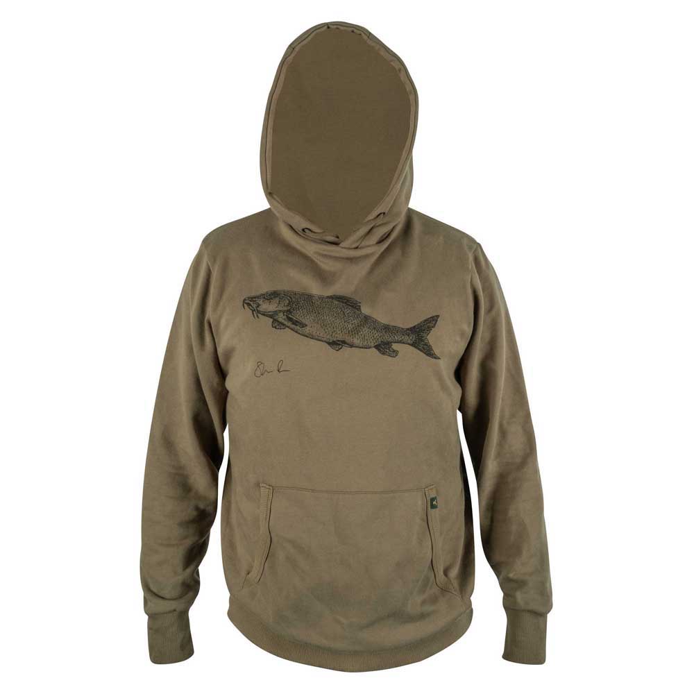 Korum Classic Barbel Hoodie Braun L Mann von Korum