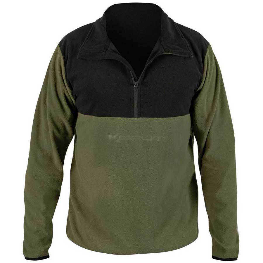 Korum Embossed Half Zip Fleece Grün 3XL Mann Korum Embossed Half Zip Fleece Grün 3XL Mann von Korum