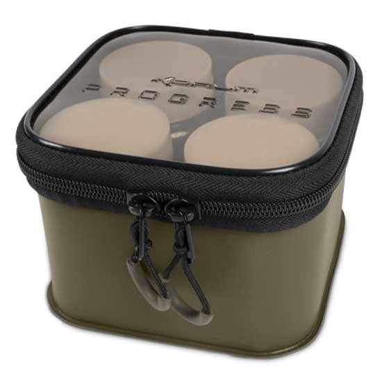 Korum Progress Eva Hookbait 4 Bait Pouch Grün 14 x 14 x 10 cm Korum Progress Eva Hookbait 4 Bait Pouch Grün 14 x 14 x 10 cm von Korum