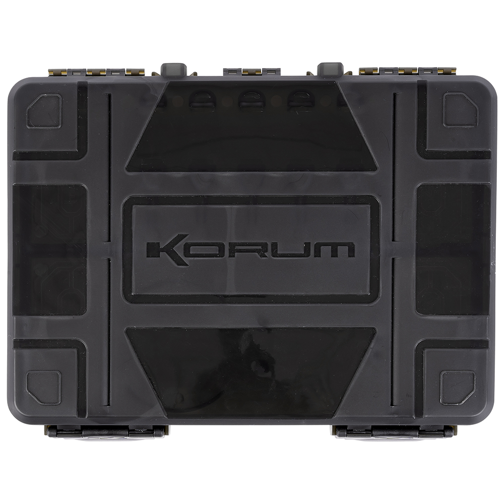 Korum Slim Loaded Tackle Box Schwarz Korum Slim Loaded Tackle Box Schwarz von Korum