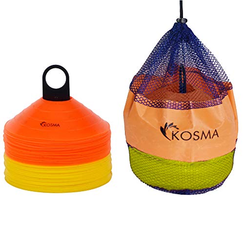 Kosma Space Markierungshütchen, Orange, Gelb, 19 cm von Kosma
