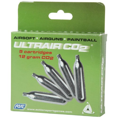 Unbekannt ASG Ultrair CO2 Kapseln 5 Stück je 12g Softair Unbekannt ASG Ultrair CO2 Kapseln 5 Stück je 12g Softair von Unbekannt