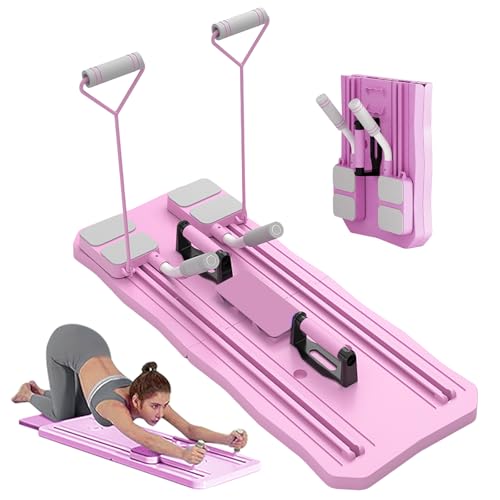 93 x 37,6 cm 2-in-1 multifunktionaler Bauchmuskeltrainer, Pilates-Reformer, Bauchmuskelmaschine, Ganzkörper-Trainer mit automatischem Rückprall, langlebiger Bauchmuskeltrainer für Rumpfkraft und 93 x 37,6 cm 2-in-1 multifunktionaler Bauchmuskeltrainer, Pilates-Reformer, Bauchmuskelmaschine, Ganzkörper-Trainer mit automatischem Rückprall, langlebiger Bauchmuskeltrainer für Rumpfkraft und von Kouamor