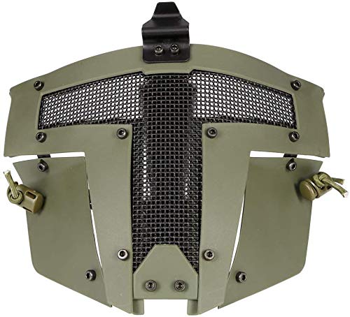 Koyheng Fast AF Helm Zubehör - Coole Paintball Full Face Stahl Mesh schützende Sparta Taktische Maske Koyheng Fast AF Helm Zubehör - Coole Paintball Full Face Stahl Mesh schützende Sparta Taktische Maske von Koyheng