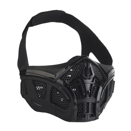 Koyheng Taktische Airsoft Maske, Einstellbarer halber Gesichtsschutz Scorpion Atmungsaktives Mesh Silikon Maske Koyheng Taktische Airsoft Maske, Einstellbarer halber Gesichtsschutz Scorpion Atmungsaktives Mesh Silikon Maske von Koyheng