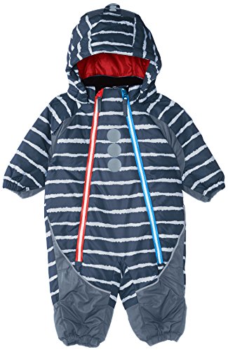 Kozi Kidz Schneeanzug Snowflake, Schwarz Streifen, 080 von Kozi Kidz