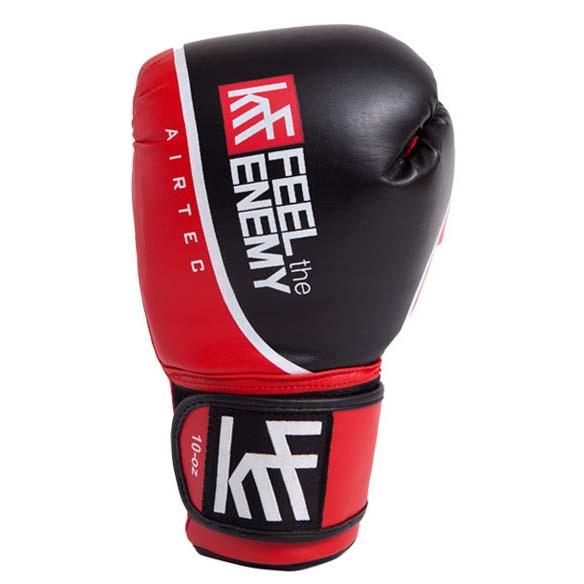 Krf Airtec Tecnics Reinforced Combat Gloves Rot,Schwarz 10 oz Krf Airtec Tecnics Reinforced Combat Gloves Rot,Schwarz 10 oz von Krf