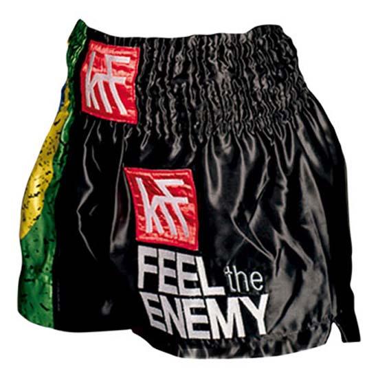 Krf Brazil Flag Muay Thai Shorts Schwarz L Mann Krf Brazil Flag Muay Thai Shorts Schwarz L Mann von Krf