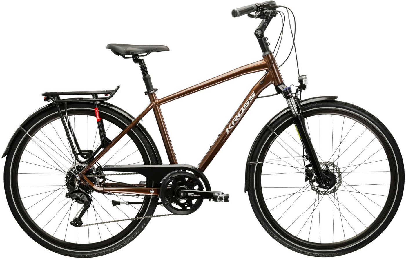 Kross Trekkingrad Trans 5.0, 18 Gang Shimano CUES U3020 Schaltwerk, Kettenschaltung Kross Trekkingrad Trans 5.0, 18 Gang Shimano CUES U3020 Schaltwerk, Kettenschaltung von Kross