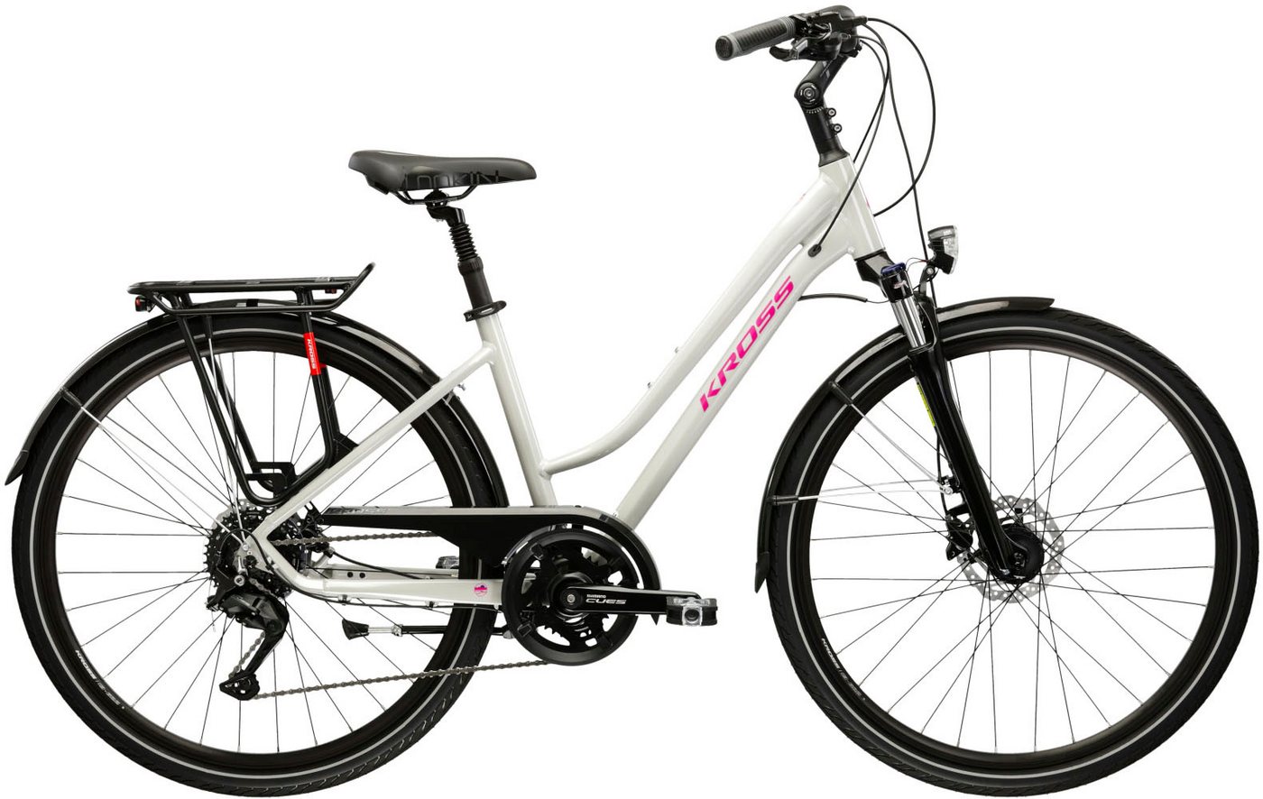Kross Trekkingrad Trans 5.0, 18 Gang Shimano CUES U3020 Schaltwerk, Kettenschaltung Kross Trekkingrad Trans 5.0, 18 Gang Shimano CUES U3020 Schaltwerk, Kettenschaltung von Kross