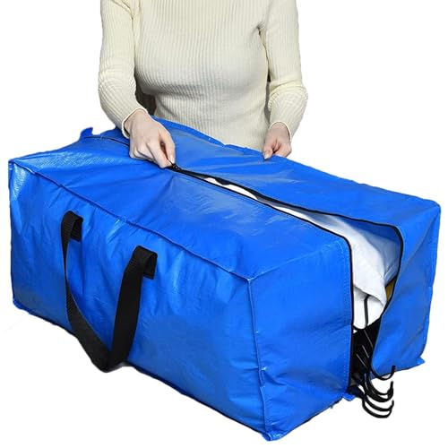 Krujecnt Faltbare Reisetasche - Extra große, Faltbare Reisetasche für Reisen mit einem Gewicht von bis zu 65 Pfund | Reisetasche mit großem Fassungsvermögen, wasserdichter Gepäckrucksack für Camping, von Krujecnt