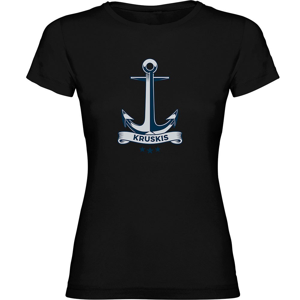 Kruskis Anchor Short Sleeve T-shirt Schwarz S Frau Kruskis Anchor Short Sleeve T-shirt Schwarz S Frau von Kruskis