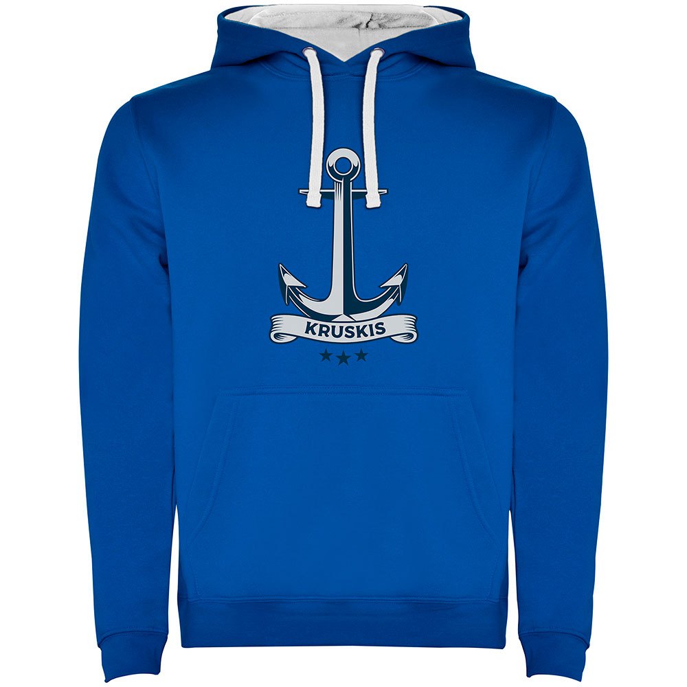 Kruskis Anchor Two-colour Hoodie Blau L Mann von Kruskis