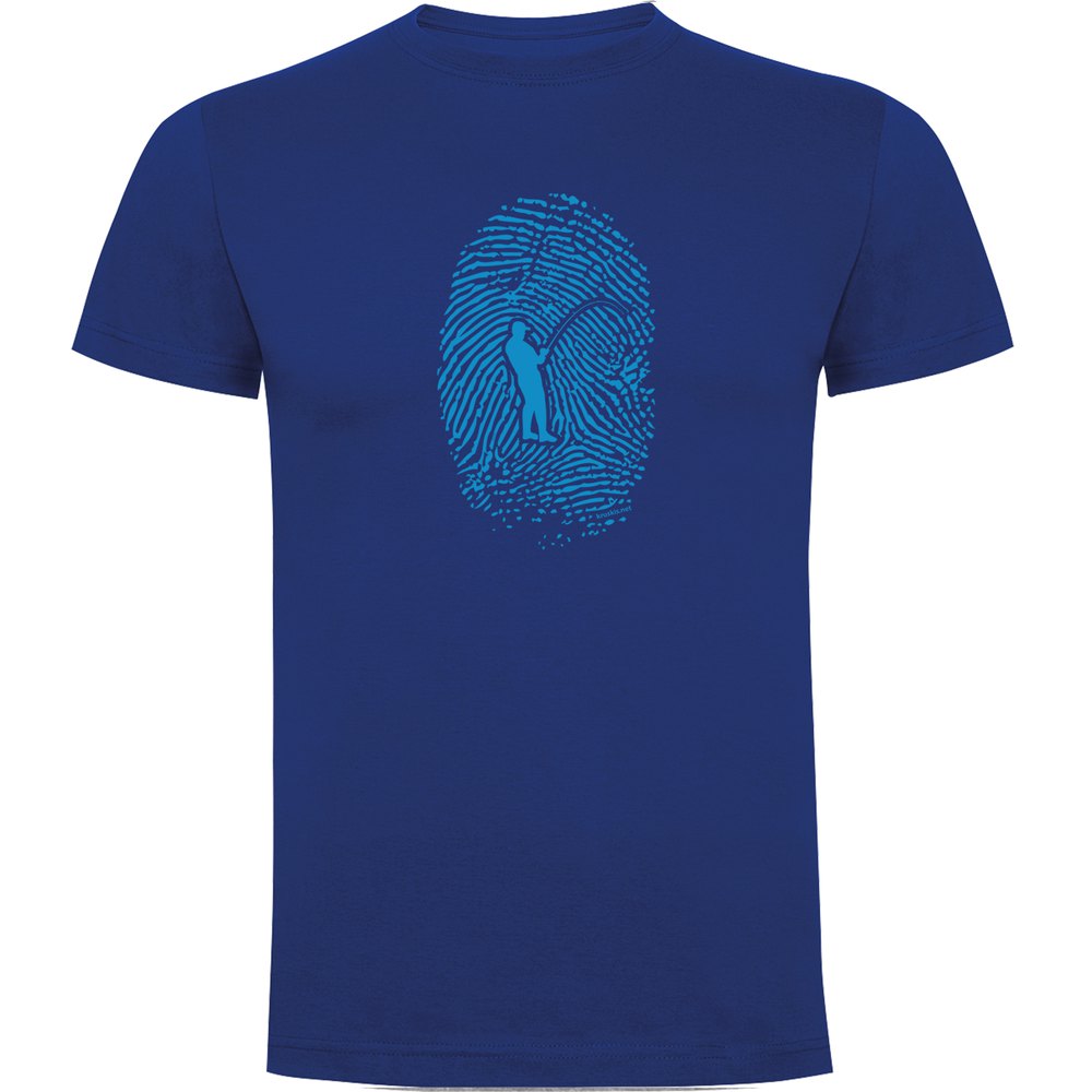 Kruskis Angler Fingerprint Short Sleeve T-shirt Blau 2XL Mann Kruskis Angler Fingerprint Short Sleeve T-shirt Blau 2XL Mann von Kruskis