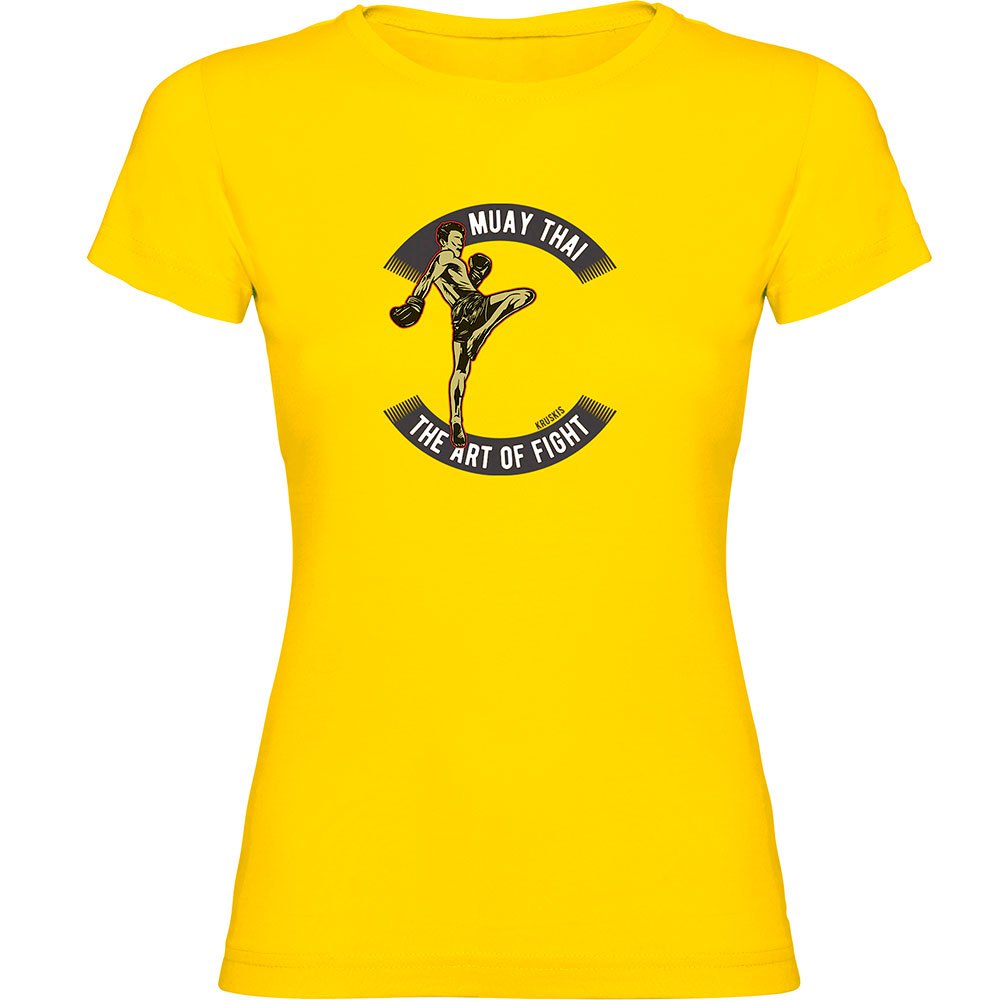 Kruskis Art Of Fight Short Sleeve T-shirt Gelb S Frau Kruskis Art Of Fight Short Sleeve T-shirt Gelb S Frau von Kruskis
