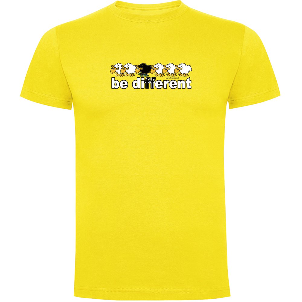 Kruskis Be Different Run Short Sleeve T-shirt Gelb S Mann Kruskis Be Different Run Short Sleeve T-shirt Gelb S Mann von Kruskis