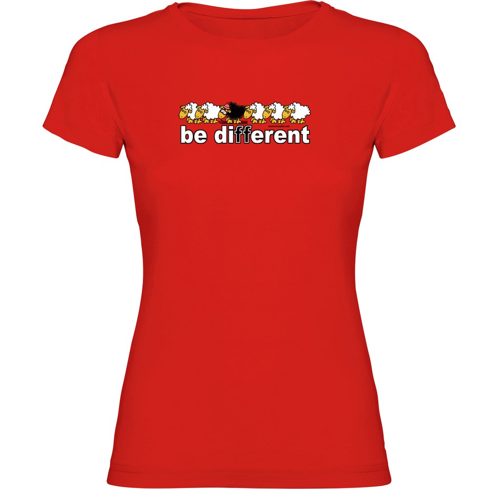 Kruskis Be Different Ski Short Sleeve T-shirt Rot M Frau Kruskis Be Different Ski Short Sleeve T-shirt Rot M Frau von Kruskis