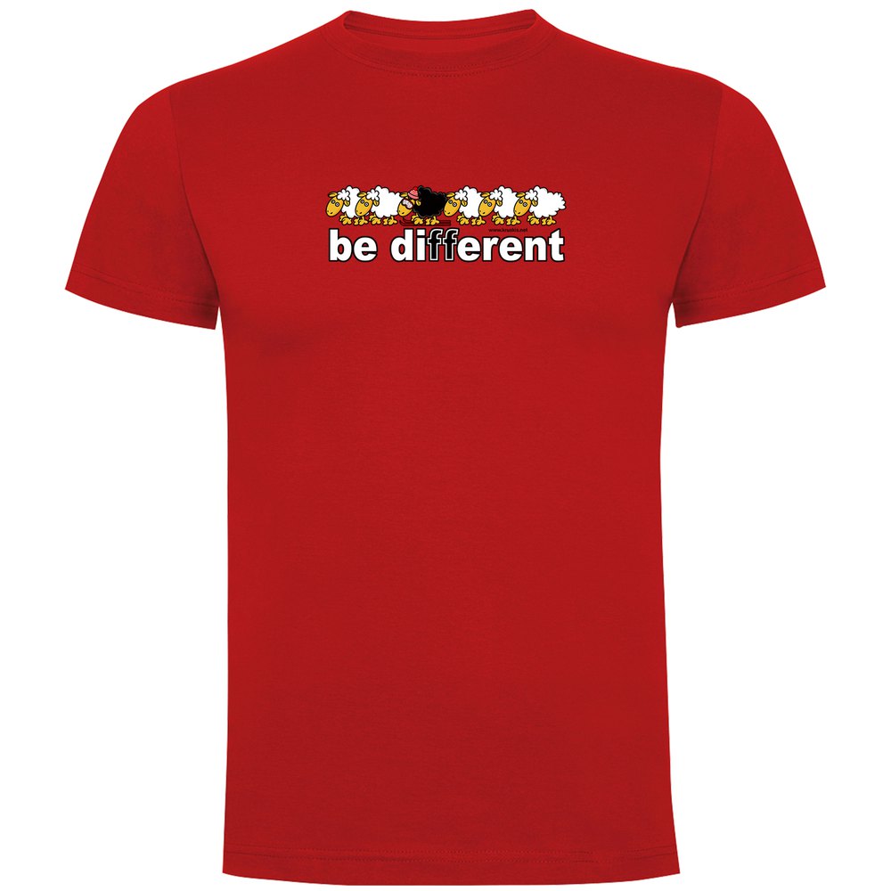 Kruskis Be Different Ski Short Sleeve T-shirt Rot XL Mann Kruskis Be Different Ski Short Sleeve T-shirt Rot XL Mann von Kruskis