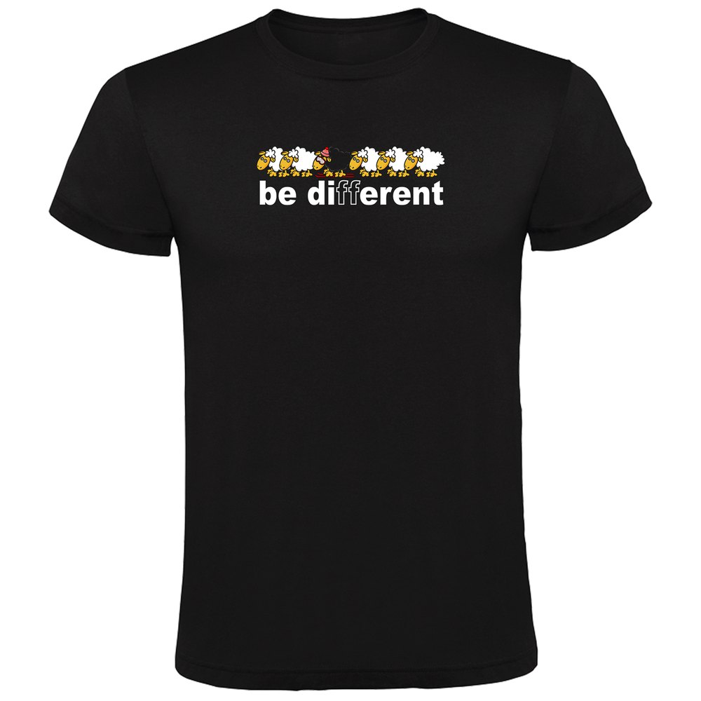 Kruskis Be Different Ski Short Sleeve T-shirt Schwarz M Mann Kruskis Be Different Ski Short Sleeve T-shirt Schwarz M Mann von Kruskis