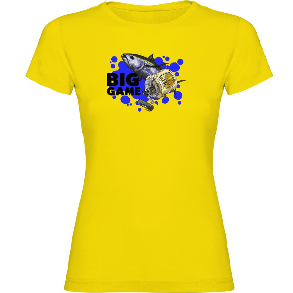 Kruskis Big Game Short Sleeve T-shirt Gelb 2XL Frau Kruskis Big Game Short Sleeve T-shirt Gelb 2XL Frau von Kruskis