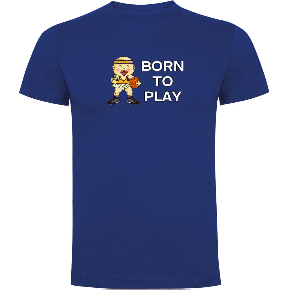 Kruskis Born To Play Basketball Short Sleeve T-shirt Blau 3XL Mann Kruskis Born To Play Basketball Short Sleeve T-shirt Blau 3XL Mann von Kruskis