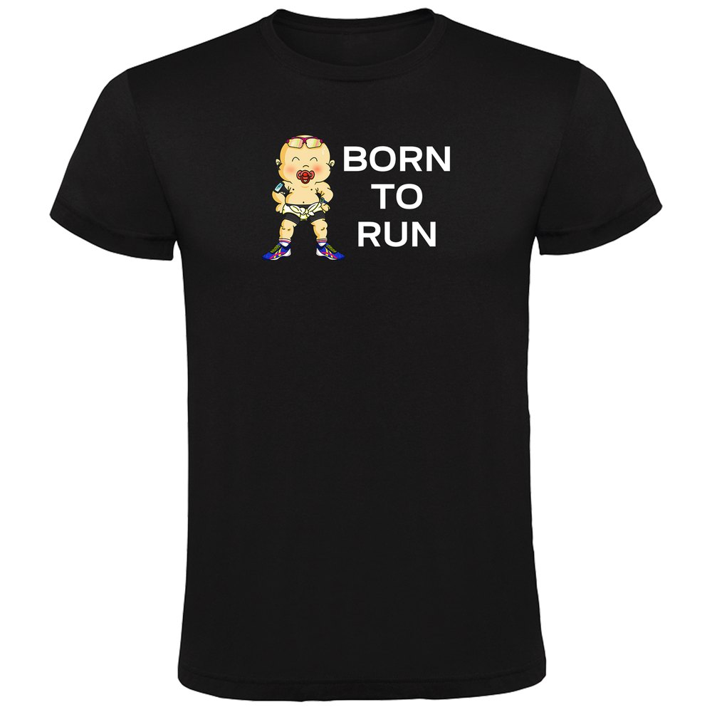 Kruskis Born To Run Short Sleeve T-shirt Schwarz S Mann Kruskis Born To Run Short Sleeve T-shirt Schwarz S Mann von Kruskis