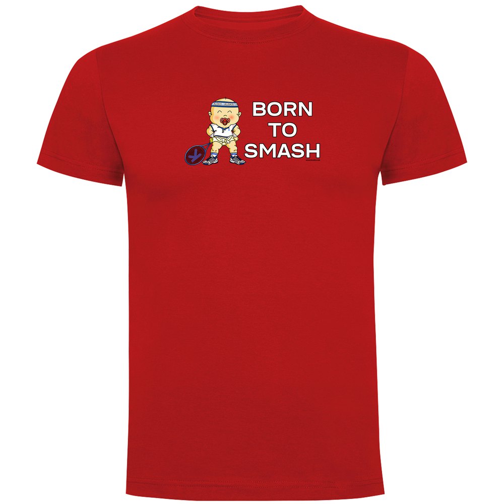 Kruskis Born To Smash Short Sleeve T-shirt Rot S Mann Kruskis Born To Smash Short Sleeve T-shirt Rot S Mann von Kruskis