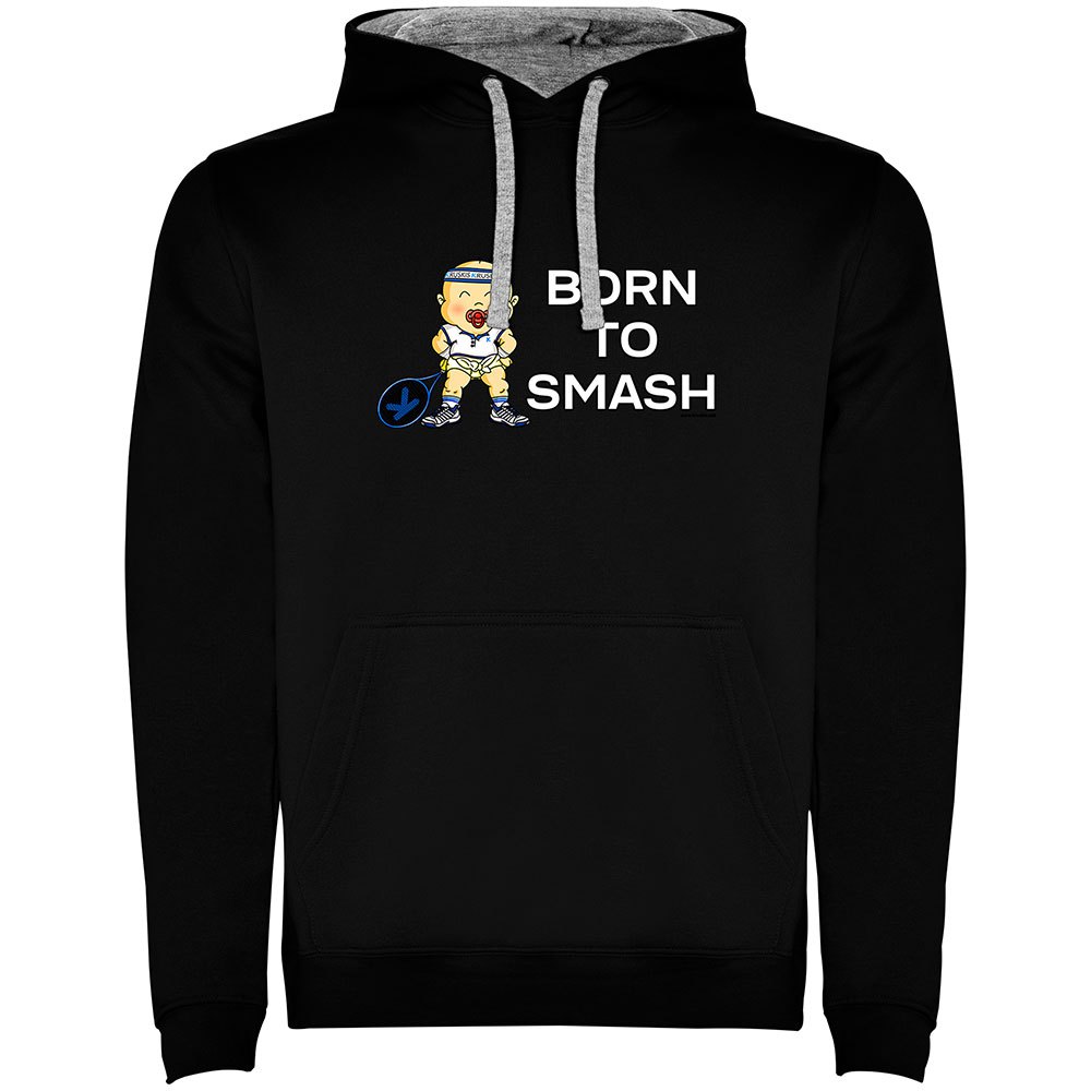 Kruskis Born To Smash Two-colour Hoodie Schwarz XL Mann Kruskis Born To Smash Two-colour Hoodie Schwarz XL Mann von Kruskis
