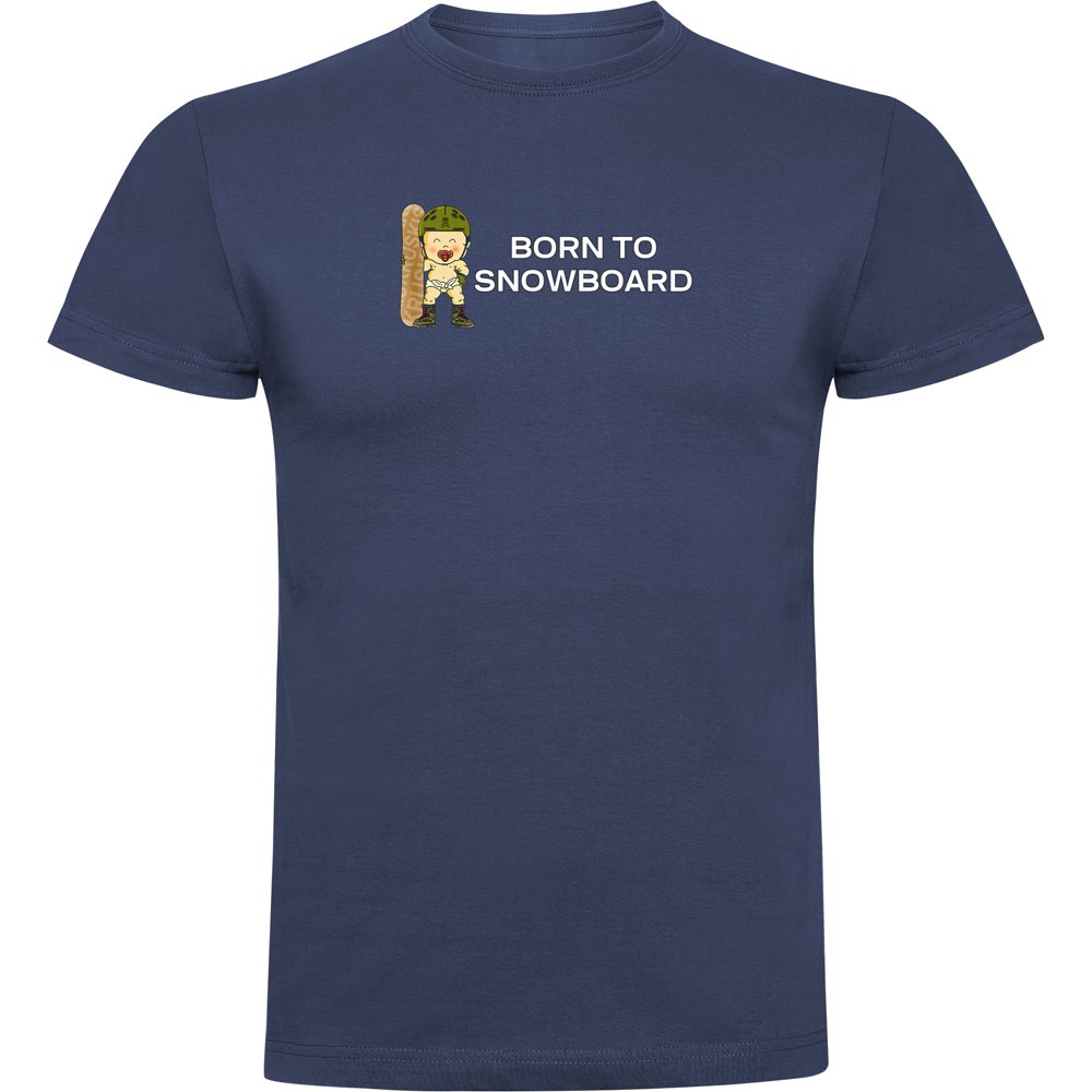 Kruskis Born To Snowboard Short Sleeve T-shirt Blau XL Mann Kruskis Born To Snowboard Short Sleeve T-shirt Blau XL Mann von Kruskis