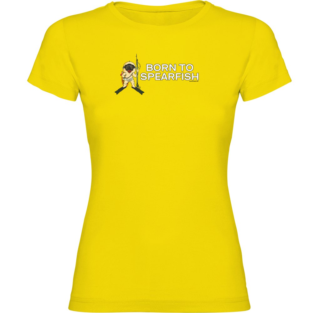 Kruskis Born To Spearfishing Damen T-shirt Mit Kurzen Ärmeln Kruskis Born To Spearfishing Damen T-shirt Mit Kurzen Ärmeln von Kruskis