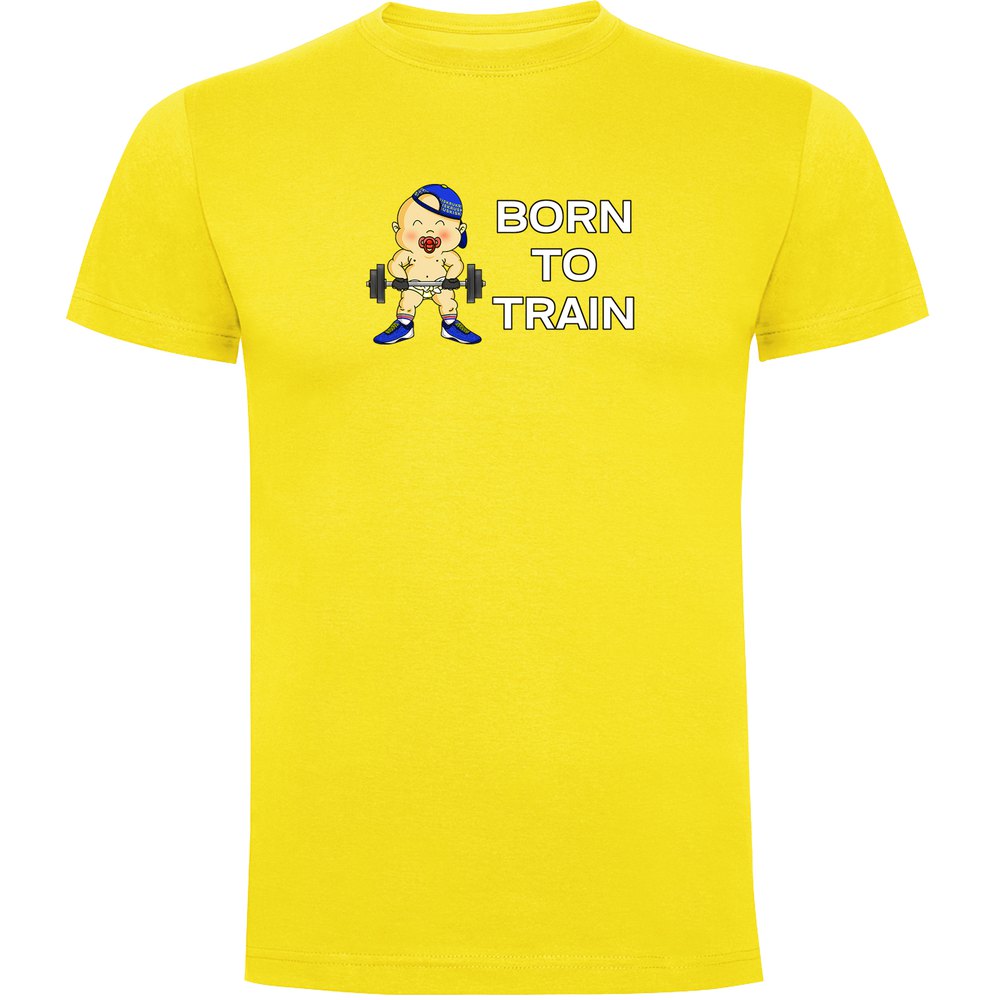 Kruskis Born To Train Short Sleeve T-shirt Gelb 3XL Mann Kruskis Born To Train Short Sleeve T-shirt Gelb 3XL Mann von Kruskis