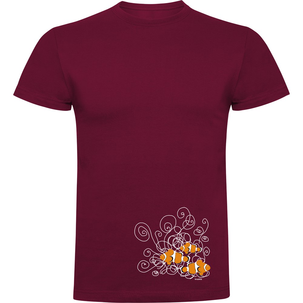 Kruskis Clownfish Short Sleeve T-shirt Lila 2XL Mann von Kruskis