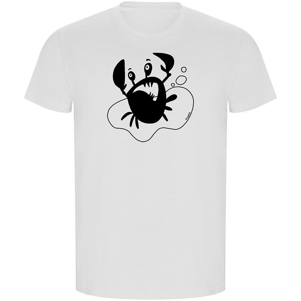 Kruskis Crab Eco Short Sleeve T-shirt Weiß M Mann von Kruskis