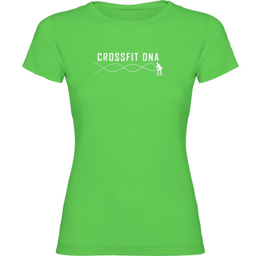 Kruskis Crossfit Dna Short Sleeve T-shirt Grün L Frau von Kruskis