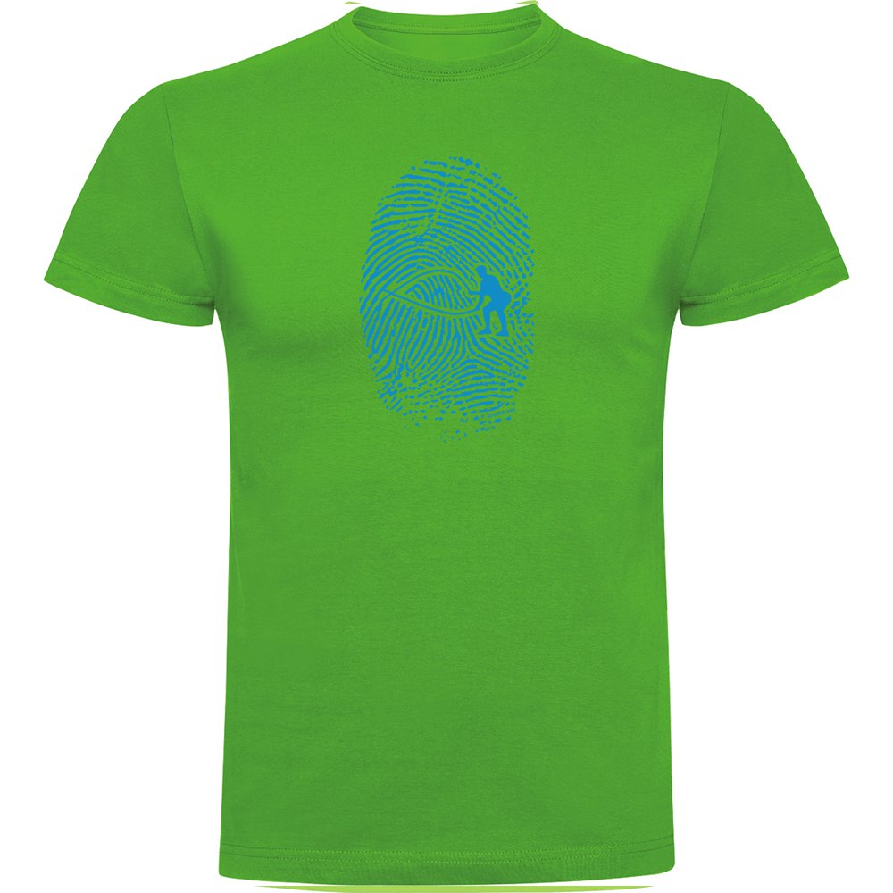 Kruskis Crossfit Fingerprint Short Sleeve T-shirt Grün 3XL Mann von Kruskis