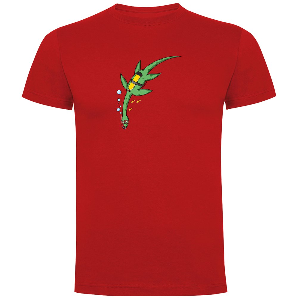 Kruskis Dino Dive Short Sleeve T-shirt Rot L Mann von Kruskis