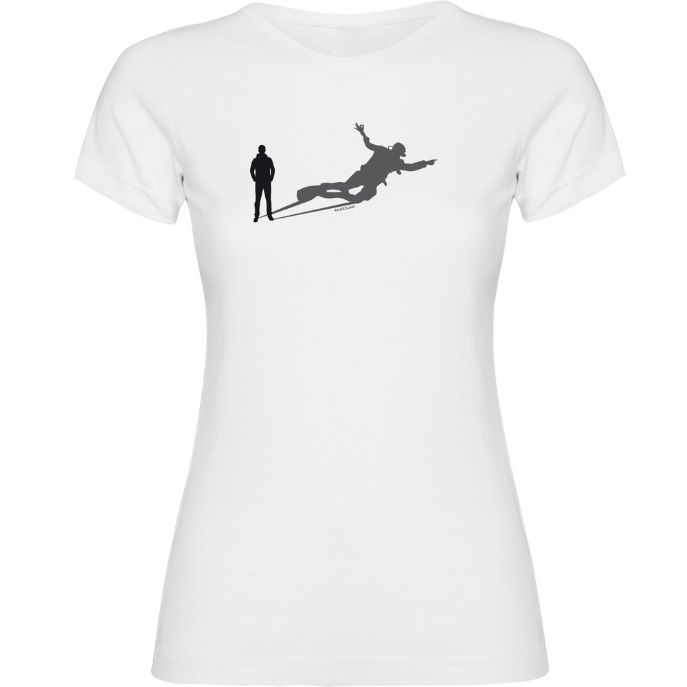 Kruskis Dive Shadow Short Sleeve T-shirt Weiß 2XL Mann von Kruskis
