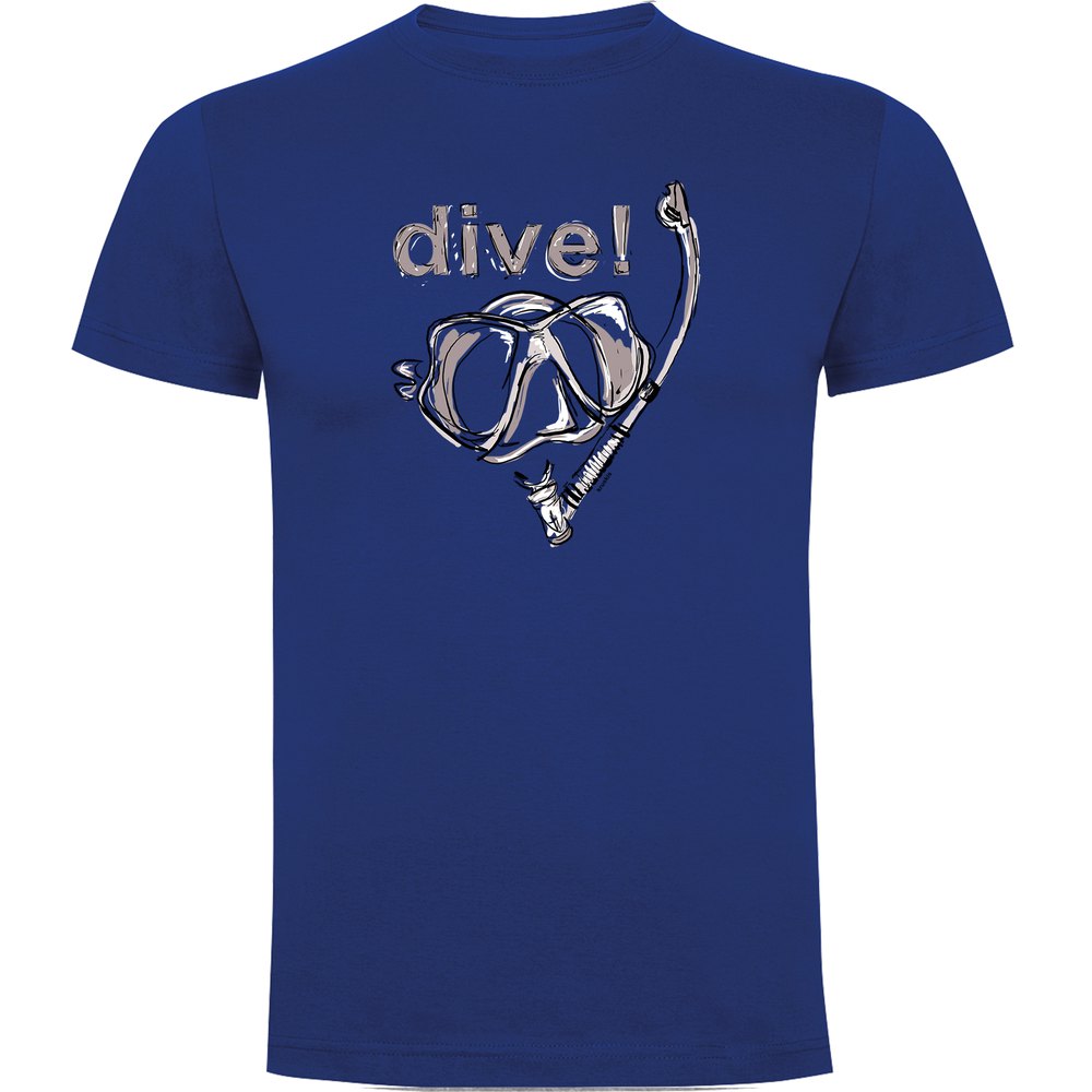 Kruskis Dive Short Sleeve T-shirt Blau XL Mann von Kruskis