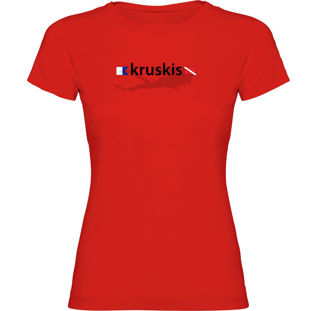 Kruskis Diver Flags Damen T-shirt Mit Kurzen Ärmeln Kruskis Diver Flags Damen T-shirt Mit Kurzen Ärmeln von Kruskis