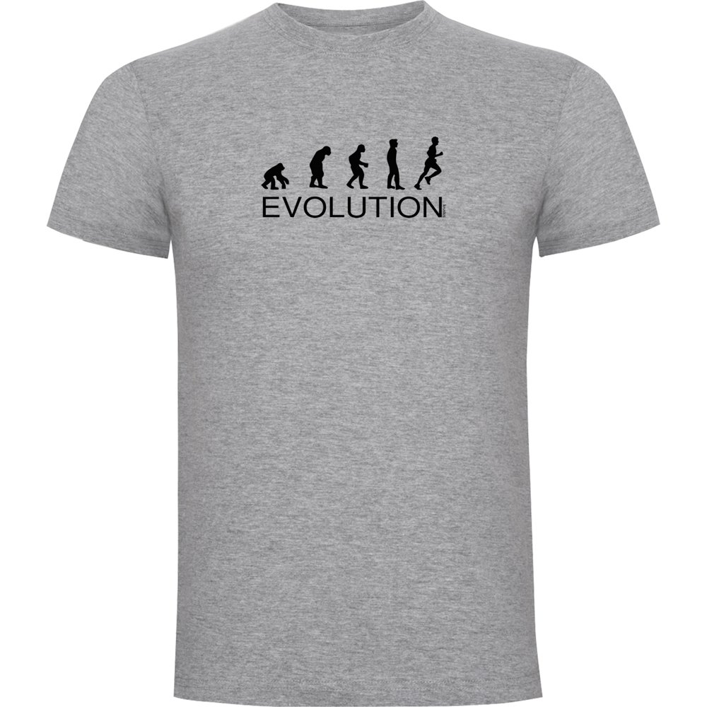 Kruskis Evolution Running Short Sleeve T-shirt Grau 2XL Mann von Kruskis