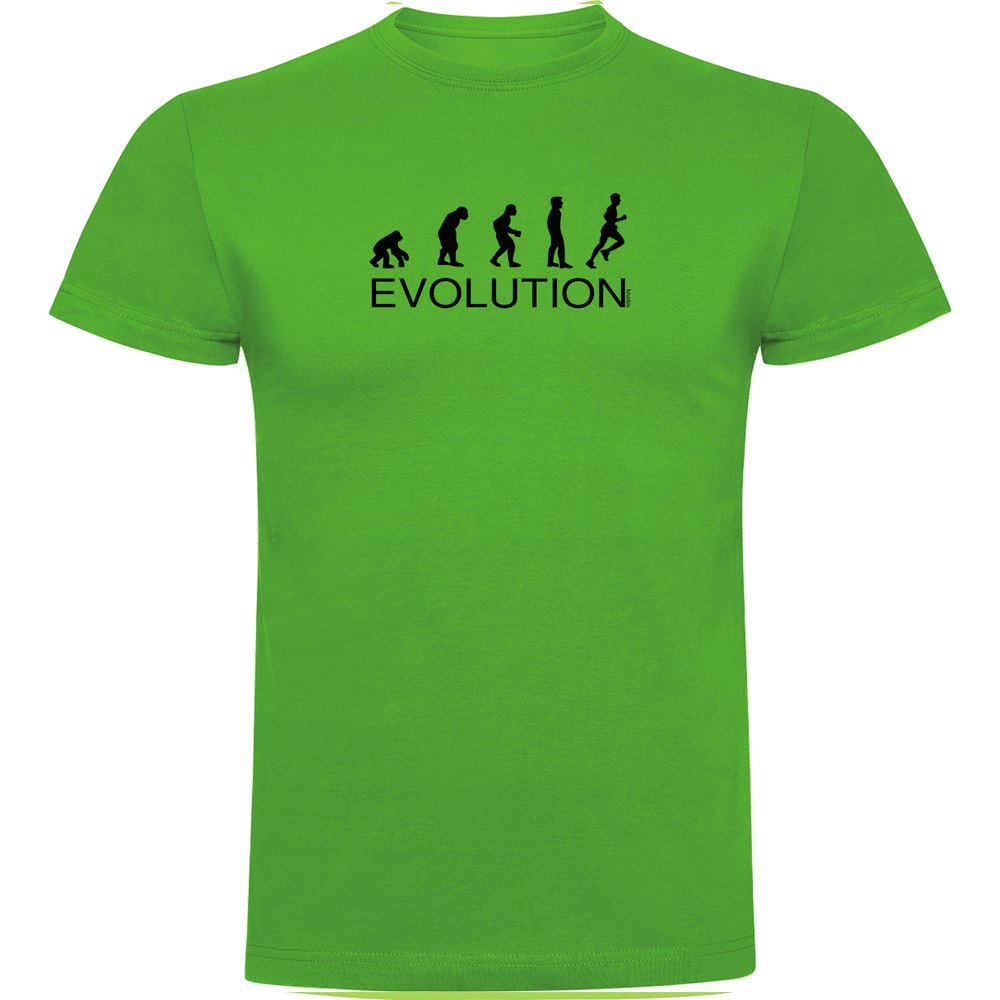 Kruskis Evolution Running Short Sleeve T-shirt Grün 2XL Mann von Kruskis