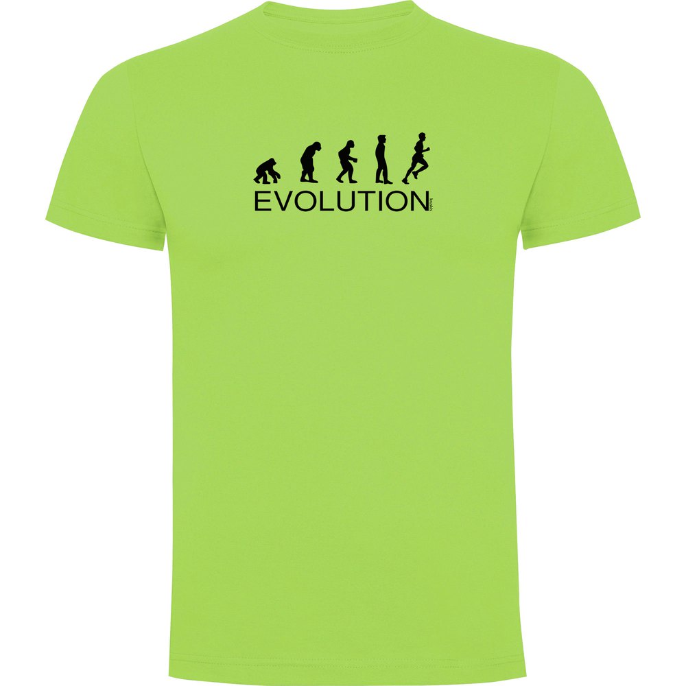 Kruskis Evolution Running Short Sleeve T-shirt Grün 3XL Mann von Kruskis