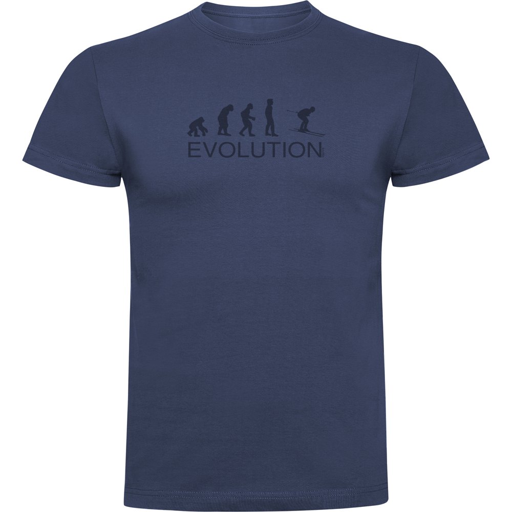 Kruskis Evolution Ski Short Sleeve T-shirt Blau S Mann von Kruskis