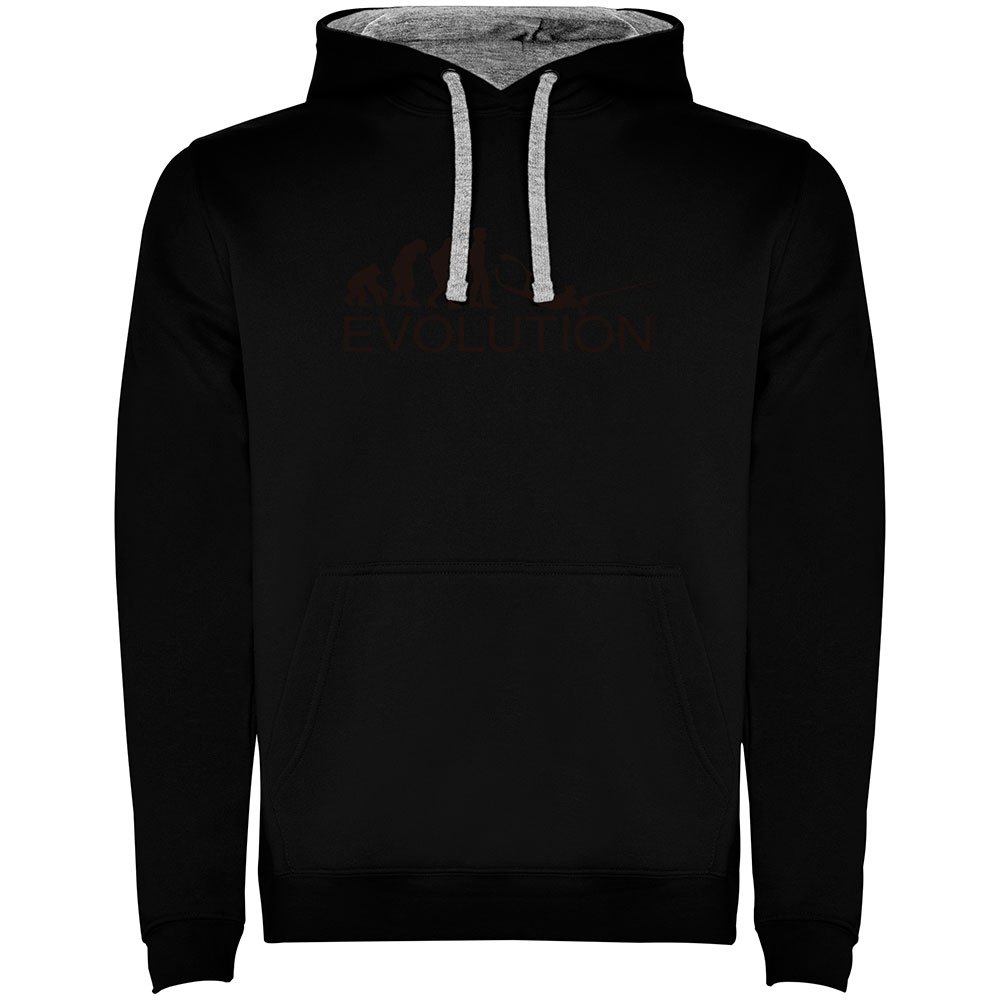 Kruskis Evolution Spearfishing Two-colour Hoodie Schwarz S Mann von Kruskis