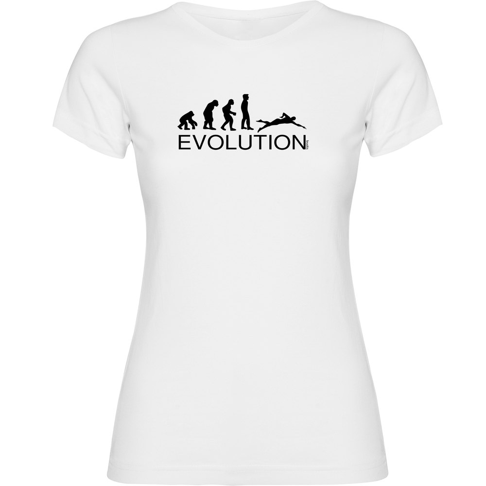 Kruskis Evolution Swim Short Sleeve T-shirt Weiß S Frau von Kruskis