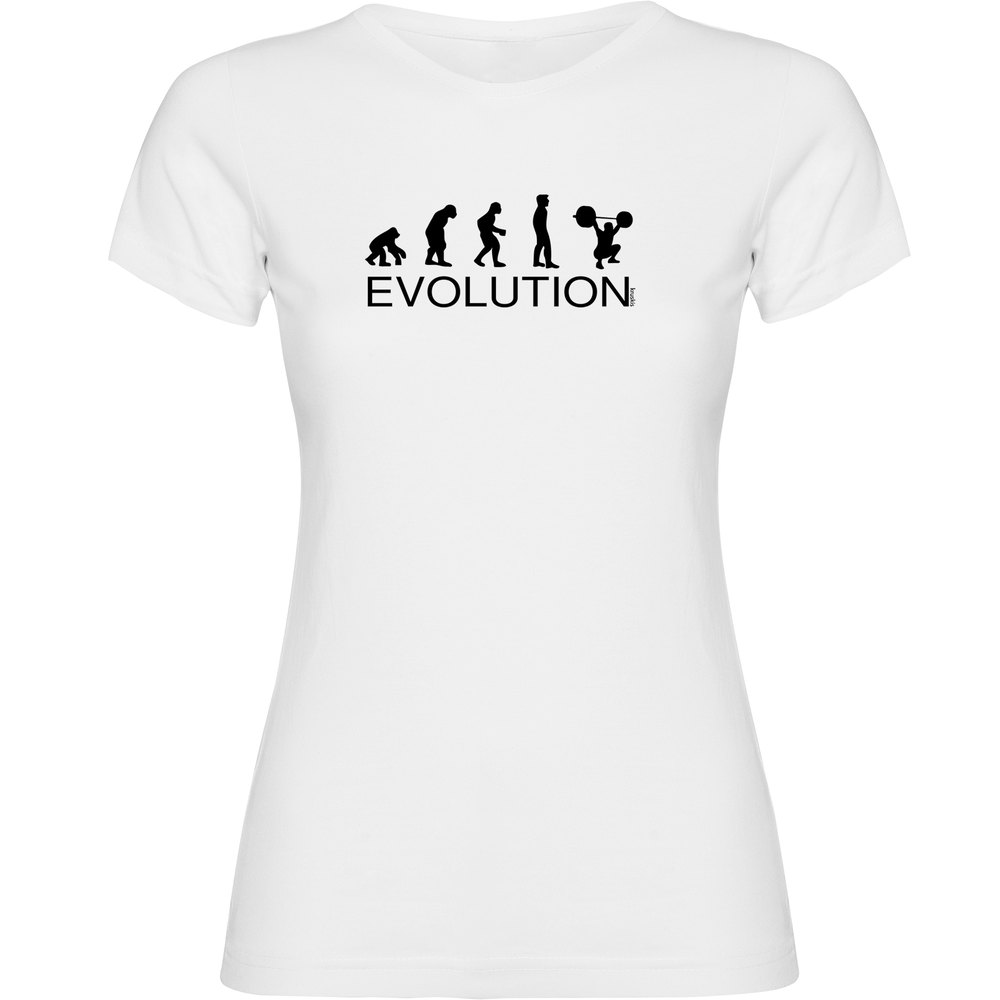 Kruskis Evolution Train Short Sleeve T-shirt Weiß 2XL Frau von Kruskis