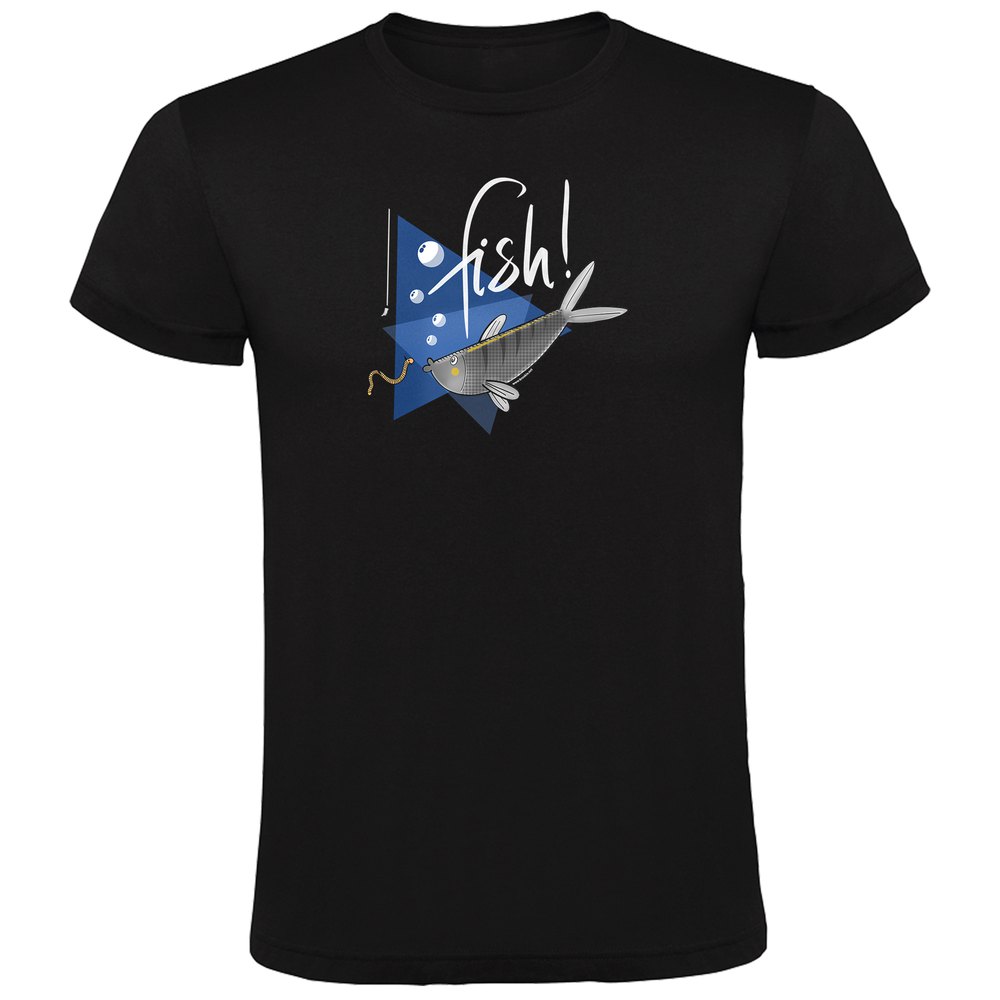 Kruskis Fish Short Sleeve T-shirt Schwarz 3XL Mann Kruskis Fish Short Sleeve T-shirt Schwarz 3XL Mann von Kruskis