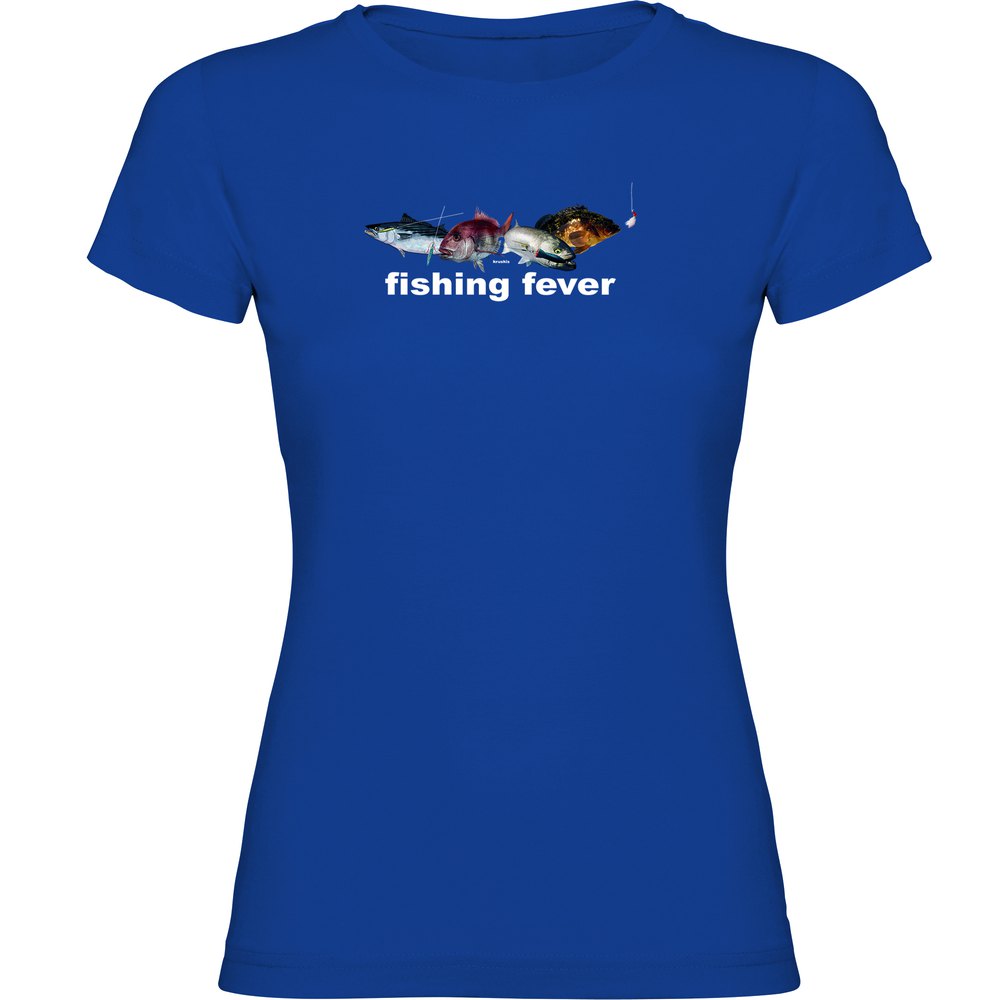 Kruskis Fishing Fever Short Sleeve T-shirt Blau S Frau Kruskis Fishing Fever Short Sleeve T-shirt Blau S Frau von Kruskis
