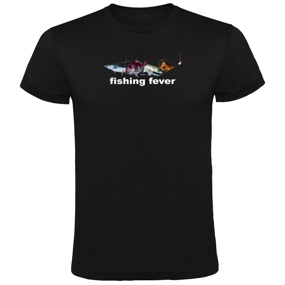 Kruskis Fishing Fever Short Sleeve T-shirt Schwarz XL Mann Kruskis Fishing Fever Short Sleeve T-shirt Schwarz XL Mann von Kruskis